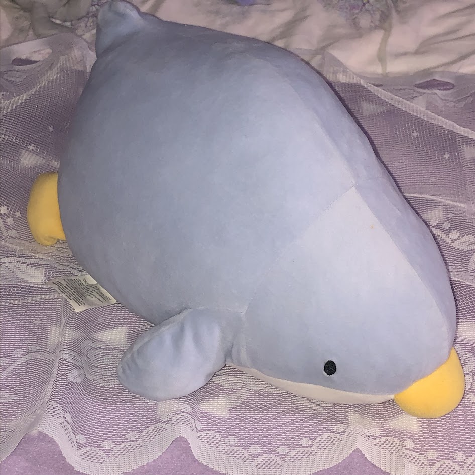 Blue penguin plush