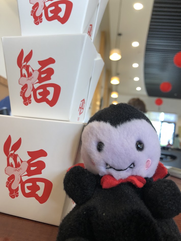viktor and takeout boxes