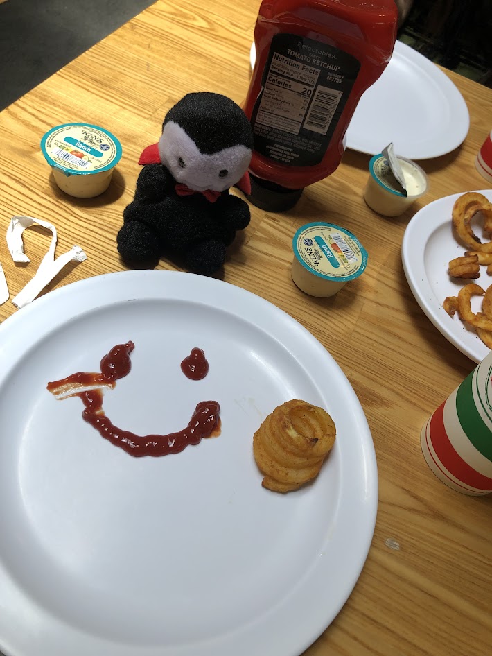 viktor with ketchup